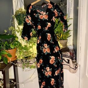 Maxi floral dress